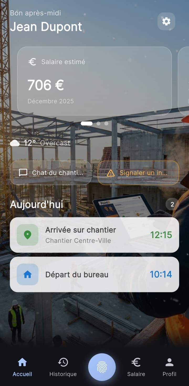 Application mobile SiteFlow
